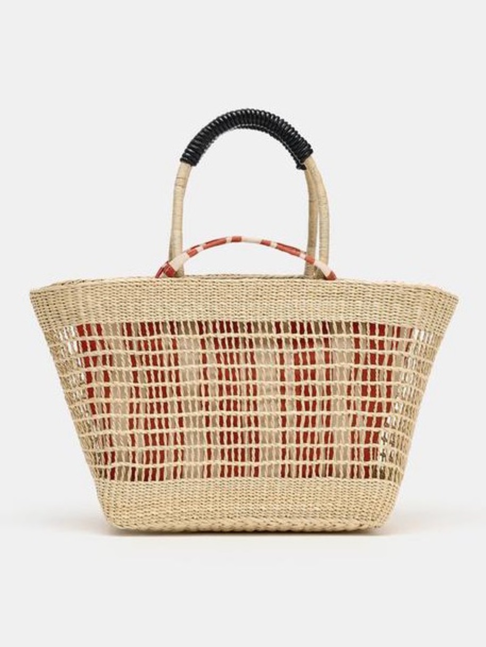 Zara Double Woven Basket Bag. Brand new!